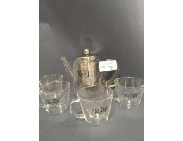 26-177-029 Н-р 5пр.(заварник 1200мл.+4 чашки 200мл