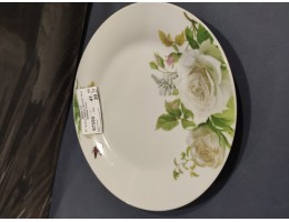 ИТ 18-031С Тарiлка №9 d.22  Бiла троянда мiлка