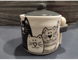 S&T2370-19 Банка/меду з ложкою 420мл 