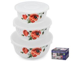S-N MS-1098-6 Салатник з кришкою 3пр