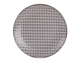 Тарелка обеденная круглая 27 см LOS`K Papercut Grey (L0480-3B-012-D)