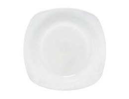  Тарiлка 7,5' 19см Бiла квадрат S&T30100-02