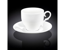Чашка чайна з блюдцем 330мл Wilmax WL-993105