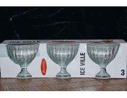 Набір креманок 3шт Pas.51018 ice will 