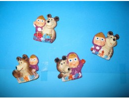 магнит пластмасовый 4 вида (1шт) 162 