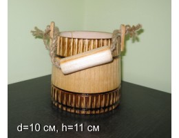   Вiдерко дерев'яне мале