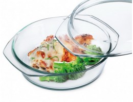 Кастрюля стекло с крышкой Simax 228х102 мм 2 л s6026-6036