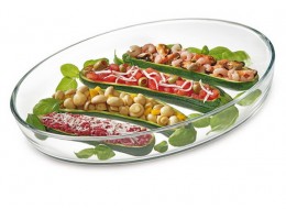 Форма скляна для запікання 4л овальна Simax s7276