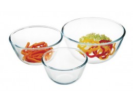 Набор круглых салатников 0,5 л 1,3 л 2,5 л Simax 3 шт s328