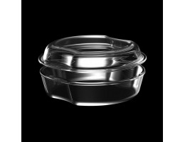 Каструля скляна для запікання Simax Exclusive з кришкою 1.5 л s6906-6916