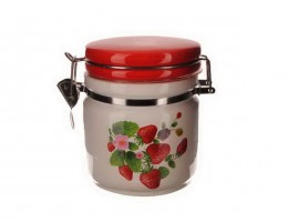 Банка кер. з замком 500мл Полуниця ИТ 104061-4SB