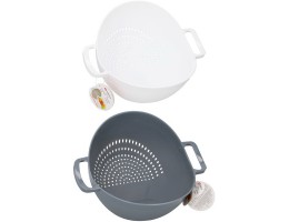 Друшляк 2 в 1 для миття овочей, фруктів та крупи 26,5x22x16см AL 06073 