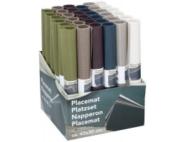 Килимок вініловий 43х30см, 6 кольорів NB 85542