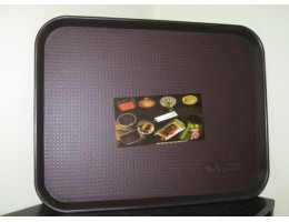 Пiднос прямокутний кавовий 450*350*20мм ИН 1314