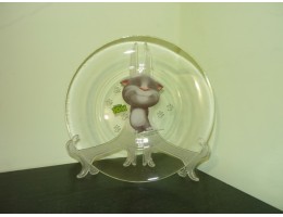 Тарілка скляна д.200мм 