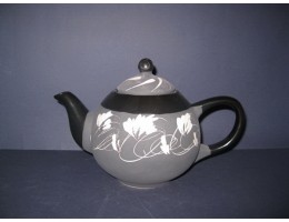  Чайник для заварки блакитний, чорний Сл