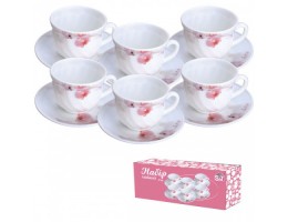  Набiр чайний 12пр. Рожева орхiдея 190мл S&T30055