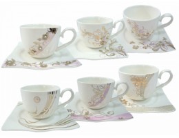 чашка з блюдцем 230мл S&t2320