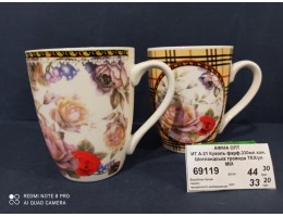 ИТ A-21 Кухоль фарф.330мл кон. Шотландська троянда ТЕХ/уп MIX