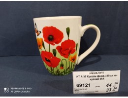 ИТ A-36 Кухоль фарф.330мл конусний MIX