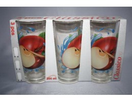 набір склянок 6шт 200мл 