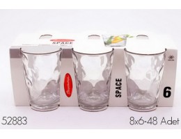   Pas.52883 Space набор стаканов 6шт*208мл