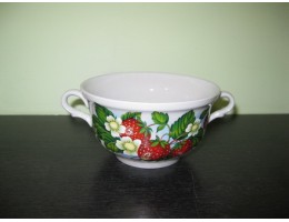   ИТ 8023 Миска 350мл 12см порцел.д/бульйону Земляника