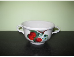 Миска 350 мл 12см порцел. д/бульйону Вишня ИТ 8023 