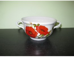   ИТ 8023 Миска 350мл 12см порцел.д/бульйону Мак