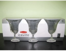  Набор креманок для мороженого 138*102мм 3шт Pas.51008 Bistro