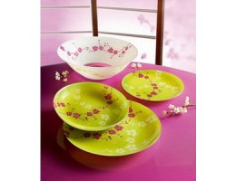 Lum luminarc (arcopal) сервиз kashima green столовый 19 пр. g9953