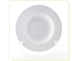 Супова тарiлка 23см "White Linen" MR-10001-03