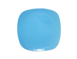   S&T3580 Тарiлка квадратна 10,5' блакитна