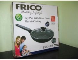   FRU-055 Сковорiдка 28см з кр. антипр.мраморн.покр.