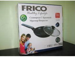   FRU-054 Сковорiдка 26см з кр. антипр.мраморн.покр.