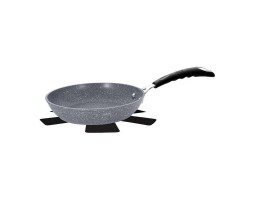 Сковорода 28 см із кованого алюмінію з мармуровим покриттям Berlinger Haus Gray Stone Touch Line (BH-1148N)