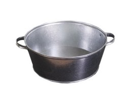 Таз оцинкований 9л круглий АВ 