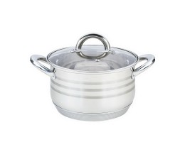 Кастрюля нержавеющая 6.5 л Maestro 24 см MR-3513-24