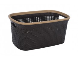 Корзина №4 б/кр 40л Ротанг VIOLET HOUSE 0774COFFEE