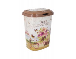 Корзина для бiлизни 55л VIOLET HOUSE DECOR 0190 Rose CARAMEL 