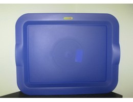  Таця прямокутна 46,5*36,5*3,5(фiолет.-прозор.PS)