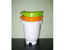  Ємнiсть для мiксера 1л оранжевий Алеана