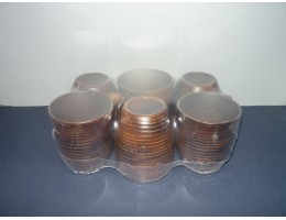  Чашка 0,3 чайна гладка Сл кр.глина