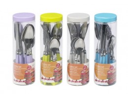 Столовий набір 16пр у тубусі, 4 кольори NB 41870