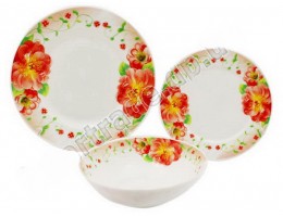 Набір столовий 18-пр. Рожева шипшина ИТ W-18B 61100