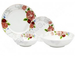  Набір столовий 19-пр. Рожева троянда ИТ W-19B 1071