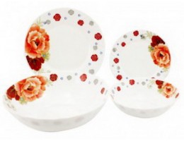 Набір столовий 18-пр. Маки ИТ W-18B JLXO197