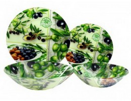 Набір 19-пр скл. д/обіду Оливки ИТ S W002
