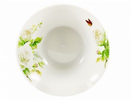  Салатник №7 d.18  Бiла троянда ИТ 18-031С