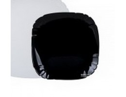Тарiлка десертна квадратна 21см Black Lotusia (P7062)